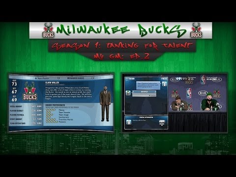 NBA 2K14 My GM Mode Ep. 2 - Milwaukee Bucks - Player Auditions and Evaluations
