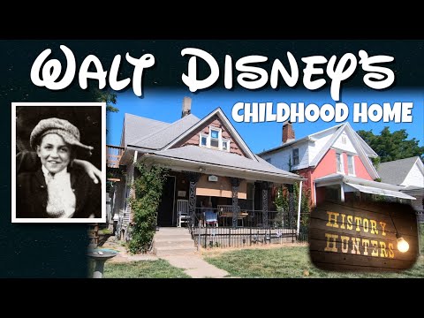 Walt Disney's Childhood Home, School & Laugh-O-Gram Studio