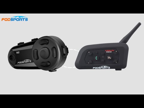 How To Use Fodsports V6S Connect V6 Pro Intercom