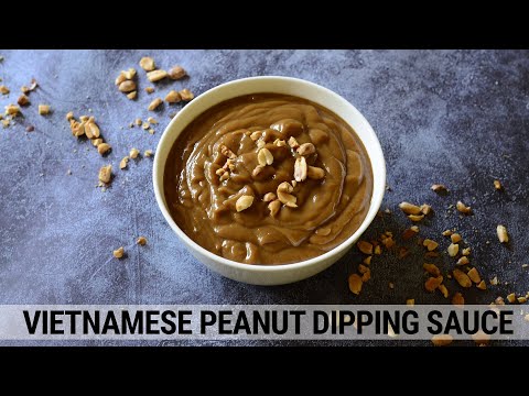 Vietnamese Peanut Sauce for Spring Rolls 2023 | Cách làm NƯỚC CHẤM Gỏi Cuốn