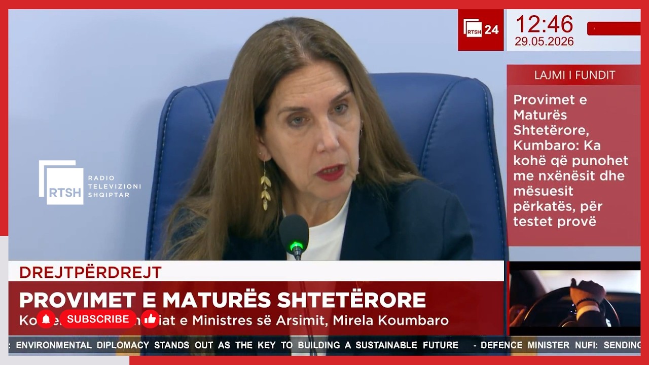 Matura Shtetërore 2026, Kumbaro: Zero tolerancë në zbatimin e rregullores. Maturantët do përjashtohen nëse shkelin rregullat