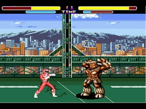 CGRundertow MIGHTY MORPHIN POWER RANGERS for Sega Genesis ビデオゲームレビュー