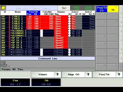 20   GrandMA 1 Video Aula Completo 63 Edit During Cue To Cue