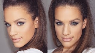 Pink Glitter Smokey Eyes Festive Look │{Ethereal Radiance}