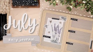 2022 July Daily Bullet Journal Setup | Feat. The Washi Tape Shop and Arrtx Acrylic Marker Set