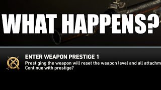 COD WW2 - What Happens When You Prestige Your Weapon? (How To Prestige Your Weapons in COD WW2)