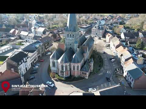 Zomergem - Lievegem vanuit de lucht in 4K