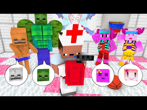 Monster School : DR. Cute Girl COSMETIC - Minecraft Animation