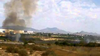 preview picture of video 'Incendio en Rambla de Torre del Junco - Archena'