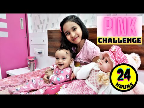 24 hours pink challenge  | #LearnWithPari