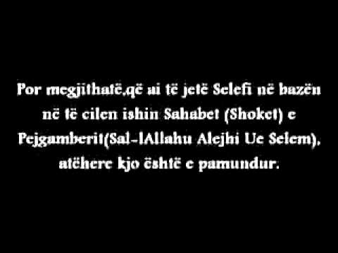 Shejkh AlbanirahimeullahSqaron se nuk mund të jesh Selefi në Akide,ndersa në menhexh Ihuanij