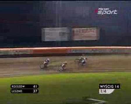 Stal Rzeszów - Unia Leszno bieg 14 (49:41)