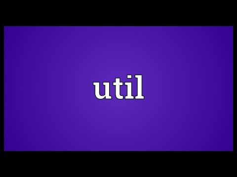 Util Meaning