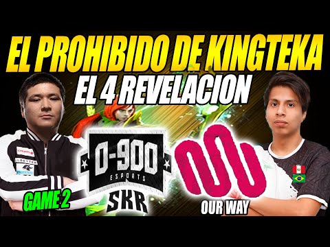 EL PROHIBIDO DE KINGTEKA!! 0-900 vs OUR WAY - GAME 2 - Open Qualifier DPC SA 2021 DOTA 2