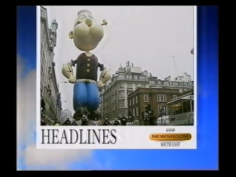 BBC1 Continuity | Weather News | Newsroom South East | New Year's Day 1996