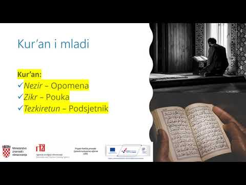 Islamski vjeronauk 4. razred SŠ - Kur'an i mladi