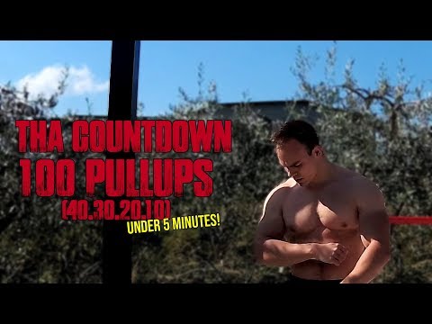 100 PULLUPS UNDER 5 MINUTES - THA COUNTDOWN - NewEra The Bar-Barian