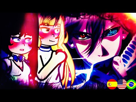 🇺🇸/🇧🇷/🇪🇸 Danmachi React to Bell As Sasuke Uchiha – Gacha React