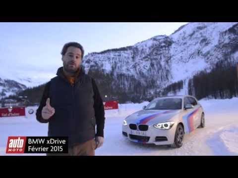 BMW 135i xDrive : les 4 roues motrices en pleine action sur un circuit glace