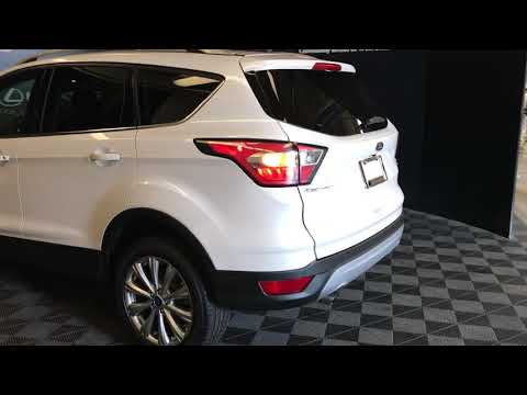 White 2018 Ford Escape Titanium Review Edmonton Alberta - Lexus of Edmonton