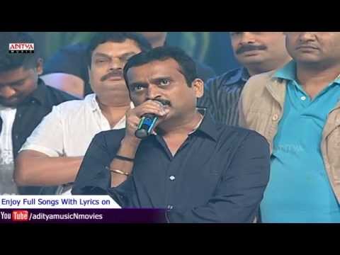 Bandla Ganesh Funny & Emotional Speech @  Temper Audio Launch Live - Jr. NTR, Kajal Aggarwal