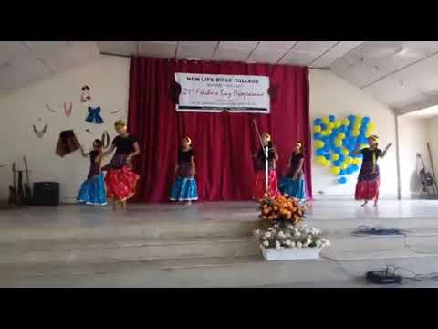 New Life Bible College Purana Bazaar Dimapur Nagaland Fresher's Meets 2019 B.th Final Year Girl