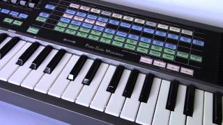 Video thumbnail for 1987 CASIO SK-200 Vintage Sampling Keyboard by keyboard resource