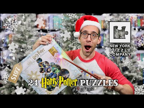 Harry Potter Puzzles Advent Calendar 2022 🎄 New York Puzzle Company