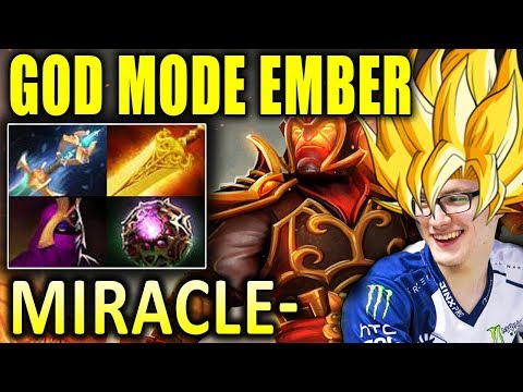 MIRACLE - GOD MODE EMBER SPIRIT WITH KAYA  DOTA 2 7.07b