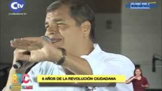 preview picture of video 'Zamora celebró 8 años de la Revolución Ciudadana'