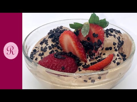 SORVETE DE CHOCOLATE SENSACIONAL! FAÇA ESSE SORVETE! É SIMPLESMENTE DELICIOSO!