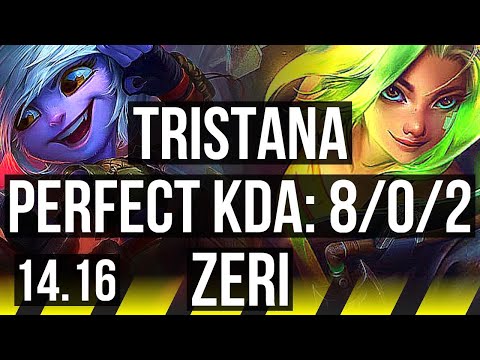 TRISTANA & Milio vs ZERI & Leona (ADC) | 8/0/2, Legendary | EUW Master | 14.16