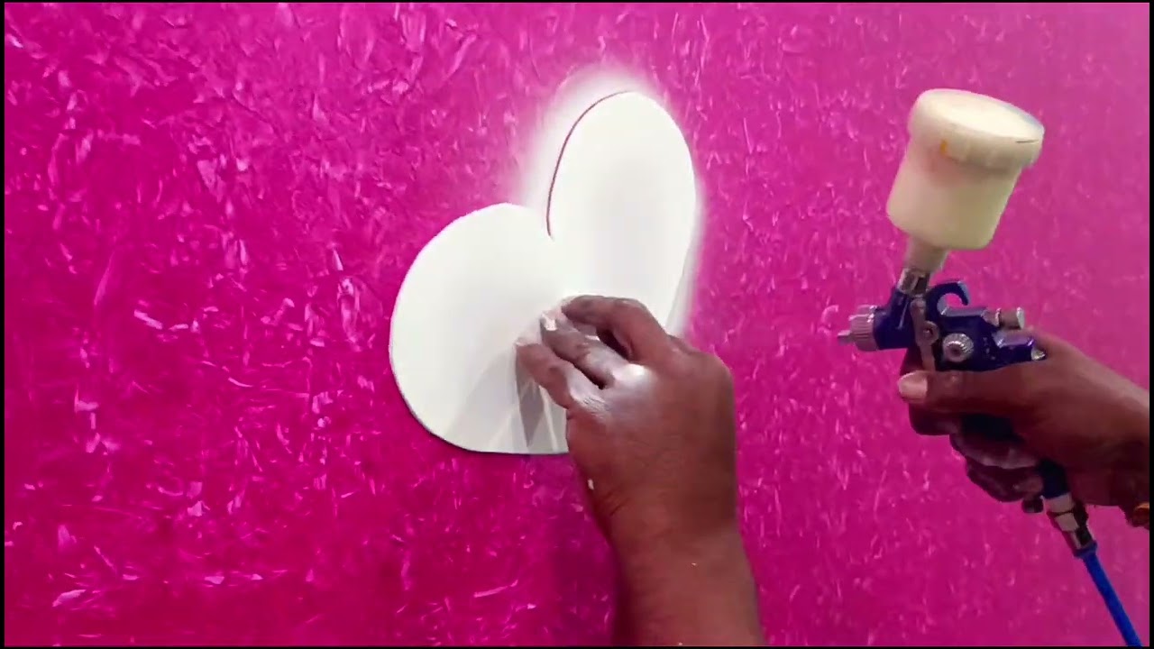 3D  ragging  heart design