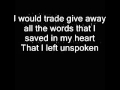 Rascal Flatts - What hurts the most + Lyrics 