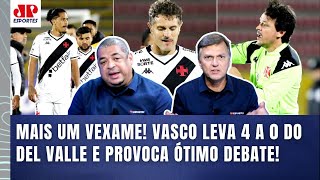 ‘É incrível, mas o Vasco simplesmente consegue ser…’; Vexame contra o Del Valle é detonado
