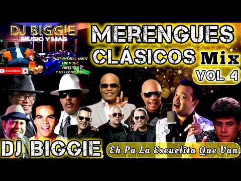 MIX MERENGUE CLASICO BAILABLE  DE LOS 80 Y 90 MIX VOL 4 DJ BIGGIE