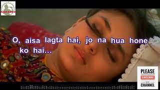 Aisa Lagta Hai - Refugee Full Karaoke Track with Lyrics