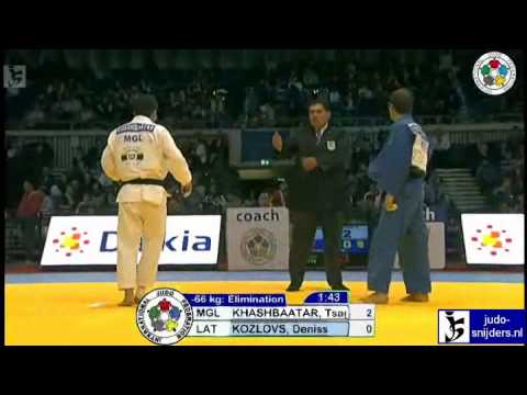 Tsagaanbaatar Khasbaatar (MGL) - Deniss Kozlovs (LAT) [-66kg]