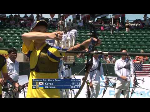 Korea v Ukraine – recurve cadet men's team gold | World Archery Youth Championships 2009