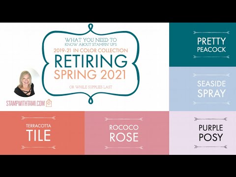 What you need to know about retiring In Colors from Stampin Up 2021