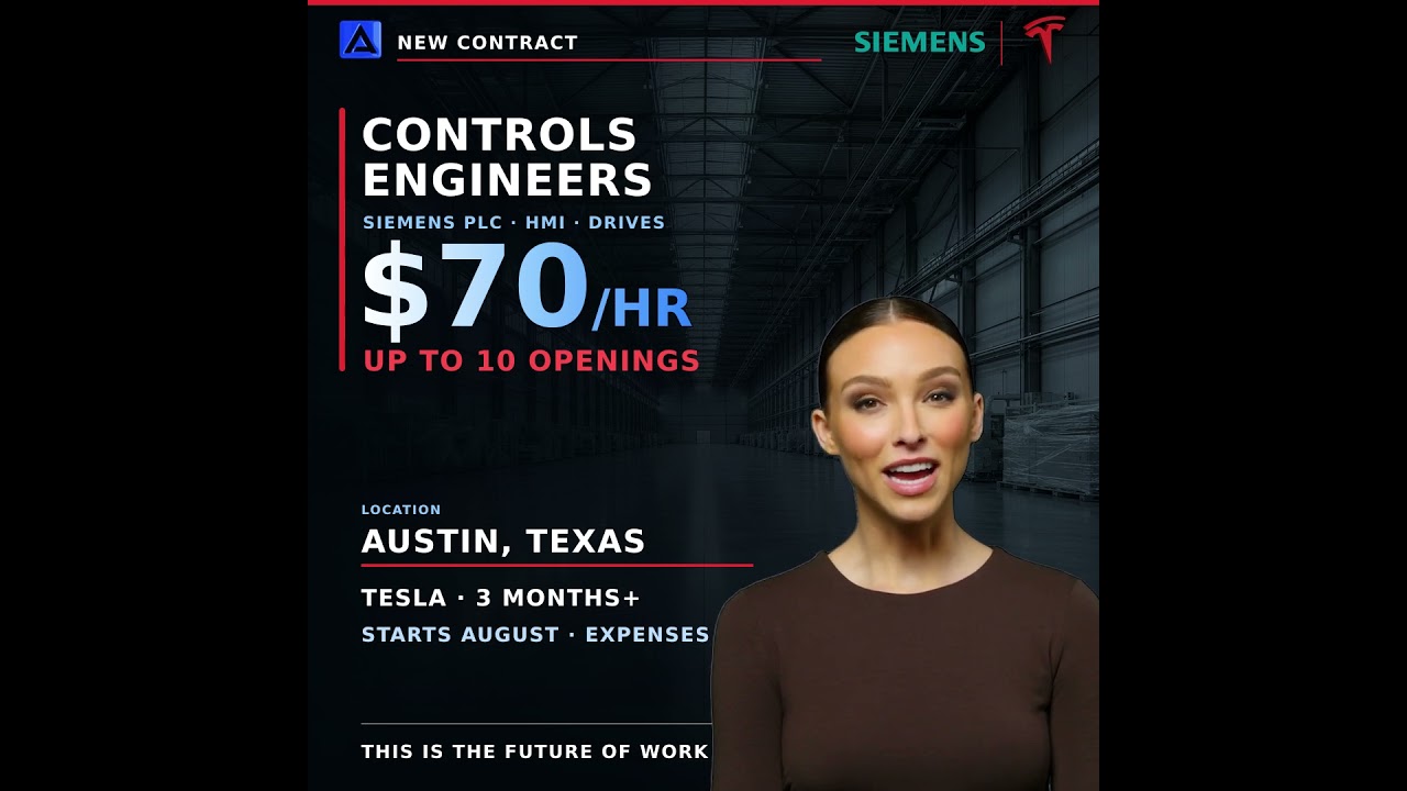 Watch the video for this contract: PLC Programmer - Austin, TX