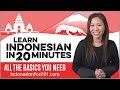 Learn Indonesian in 20 Minutes - ALL the Basics You Need