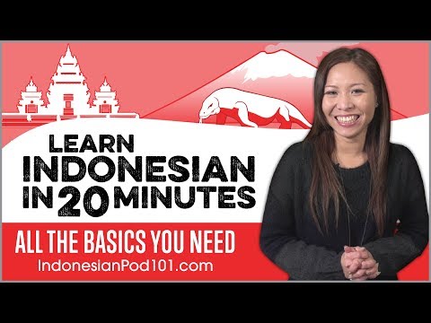 Learn Indonesian in 20 Minutes - ALL the Basics You Need
