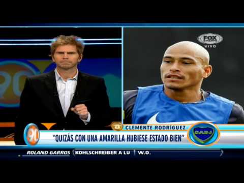 Clemente Rodíguez "No era para roja"