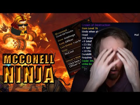 Asmongold NINJALOOTS Ragnaros BIS item for Mcconell!(Accident?) - WoW Classic