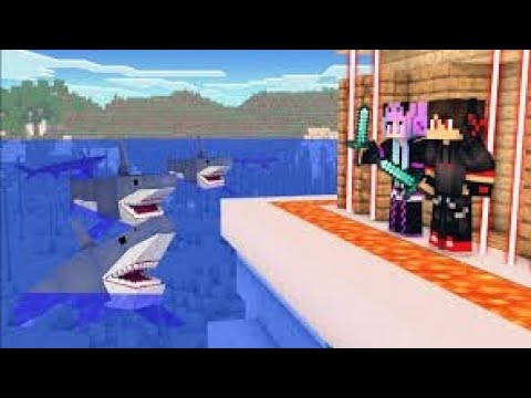 SAFEST SECURITY HOUSE vs ZOMBIE SHARK - Minecraft
