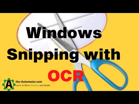 Update to Windows snipping tool with accurate built-in OCR