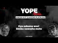 DIAMOND PLATNUMZ INNOSS B YOPE REMIX LYRICS