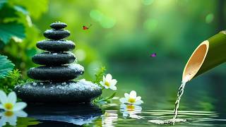 Relaxing Piano Music with Bamboo Water 🌿 Calm Mind, Stress Relief & Inner Peace