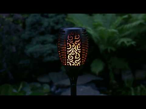 Green Blue GB156 LED Solar Torch Light IP65